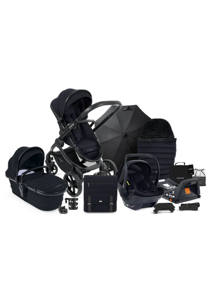iCandy Peach 7 STUDIO Pushchair and Carrycot - Complete Car Seat Bundle