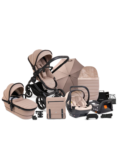 iCandy Peach 7 STUDIO Pushchair and Carrycot - Complete Car Seat Bundle