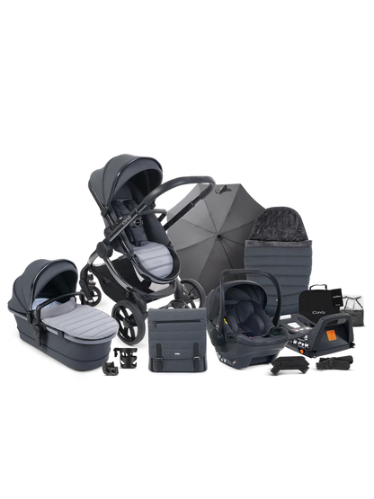iCandy Peach 7 STUDIO Pushchair and Carrycot - Complete Car Seat Bundle
