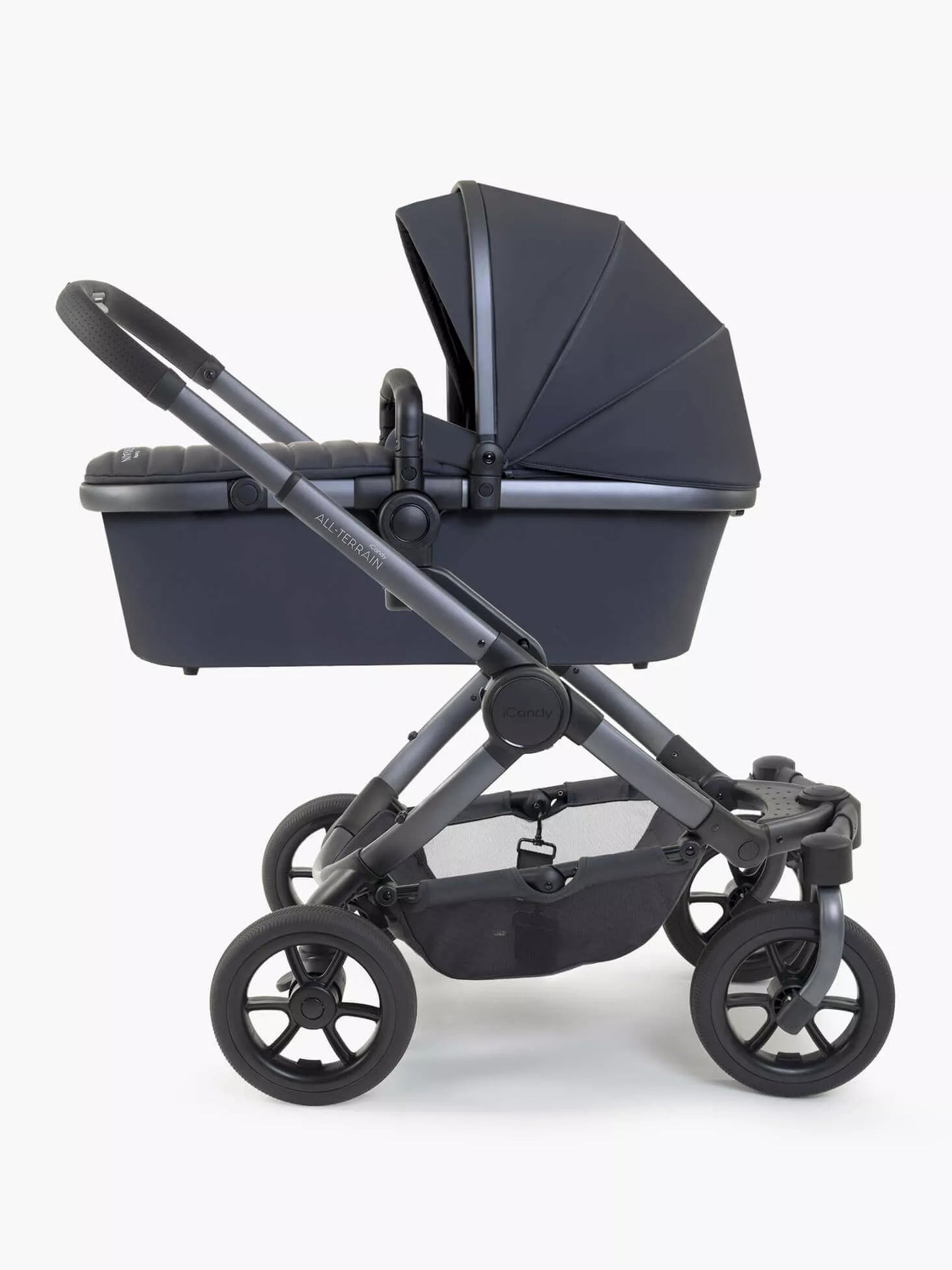 iCandy Peach 7 All-Terrain Storm Pushchair and Carrycot - Complete Car Seat Bundle