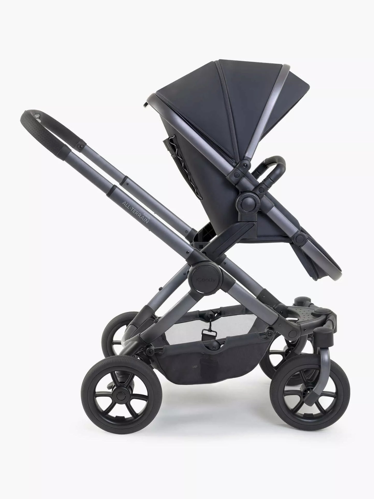iCandy Peach 7 All-Terrain Storm Pushchair and Carrycot - Complete Car Seat Bundle