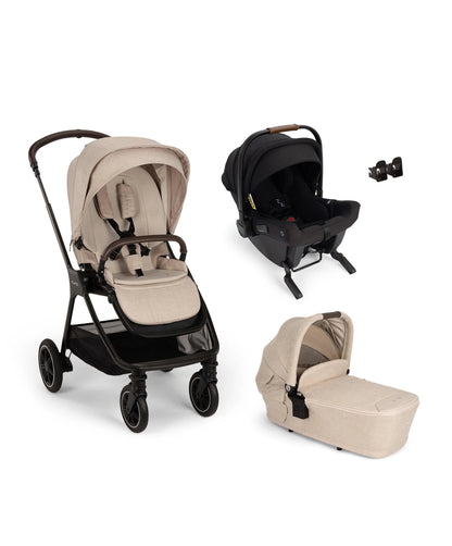 Nuna TRIV NEXT 3 Piece Travel Bundle + Nuna PIPA Urbn Infant Car Seat