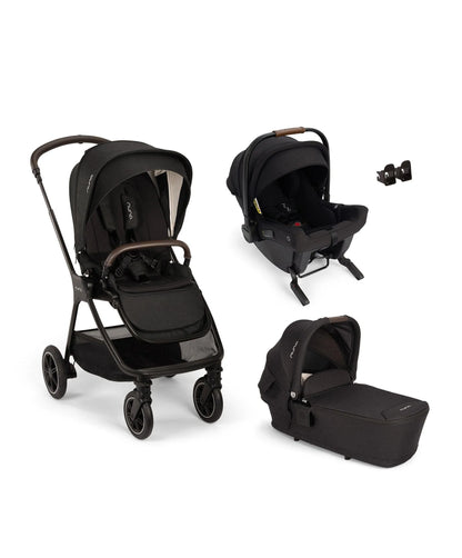 Nuna TRIV NEXT 3 Piece Travel Bundle + Nuna PIPA Urbn Infant Car Seat