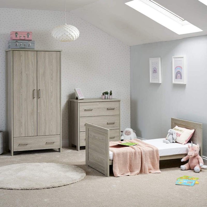 Obaby 4 in 1 Nika 3 Piece Nursery Room Set + Under Drawer