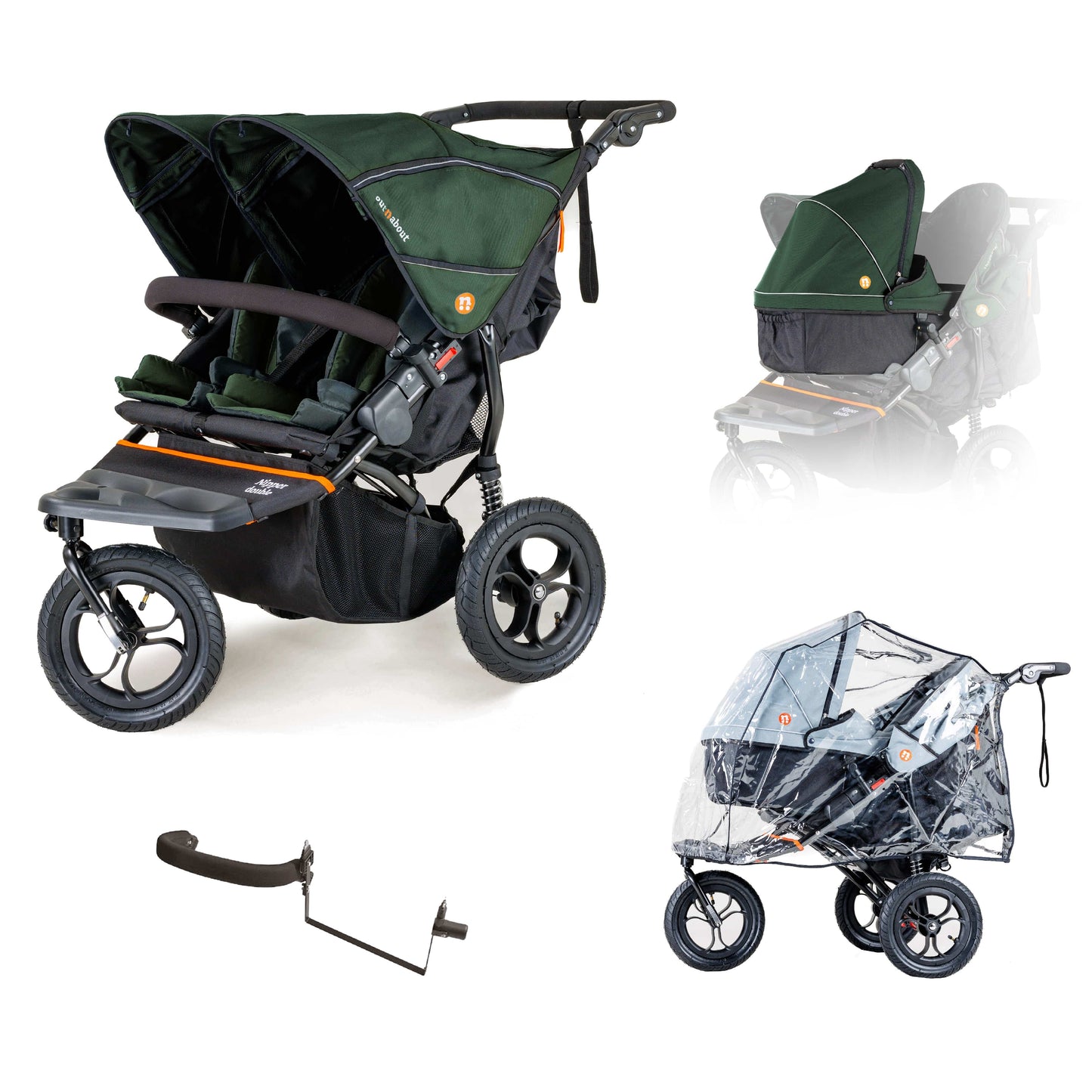 Out N About Nipper Double V5 Pushchair Starter Bundle